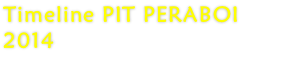 Timeline PIT PERABOI 2014
